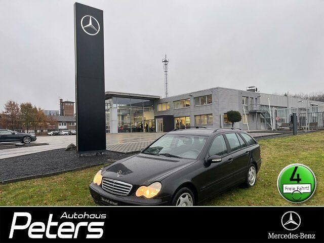 Lack obsidianschwarz Gebraucht 2002 Mercedes C180 Kombi | 2.280 € (Guter Preis) - Bild 1/4