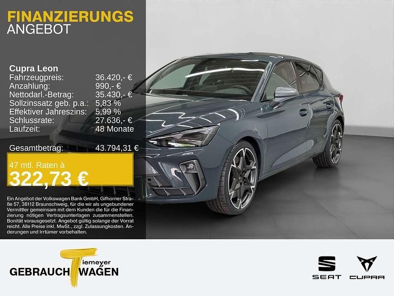 Blau Neu 2025 Cupra Leon VZ Limousine | 36.210 € (Superpreis) - Bild 1/4