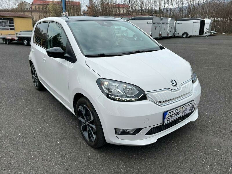 Weiß Gebraucht 2020 Skoda Citigo-e IV Style Kleinwagen | 10.598 € (Fairer Preis) - Bild 1/4