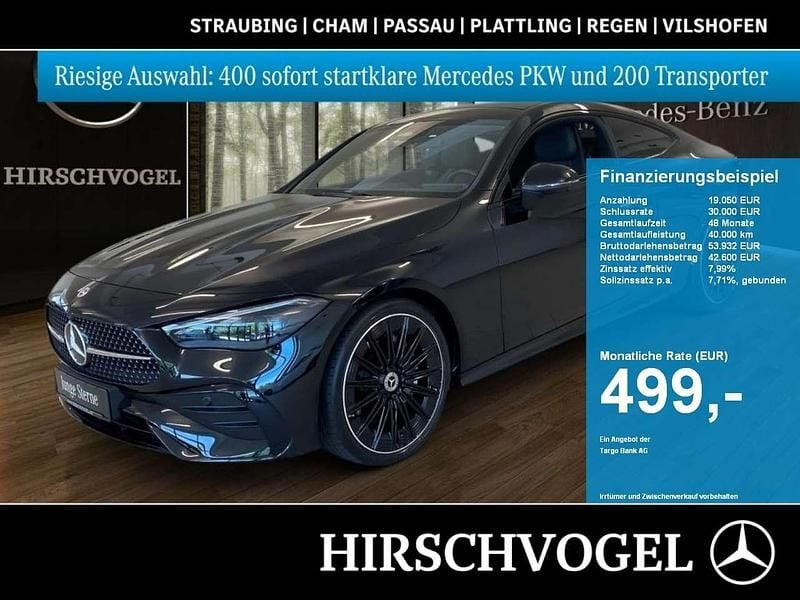 Metalliclack obsidianschwarz Gebraucht 2024 Mercedes CLE300 AMG Line Premium Coupé | 56.880 € (Fairer Preis) - Bild 1/4