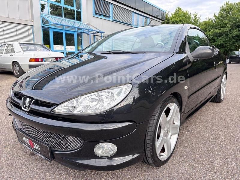 Schwarz Gebraucht 2006 Peugeot 206 CC RC Cabrio | 3.999 € (Etwas zu teuer) - Bild 1/4