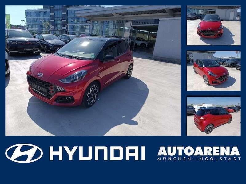 Dragon red/ black / met Gebraucht 2020 Hyundai i10 N Line Kleinwagen | 14.475 € (Guter Preis) - Bild 1/4