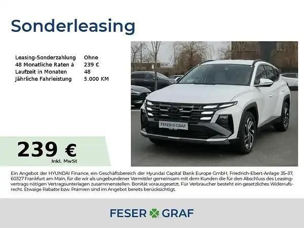 Atlas white Neu 2025 Hyundai Tucson SUV | 35.490 € (Etwas zu teuer) - Bild 1/4