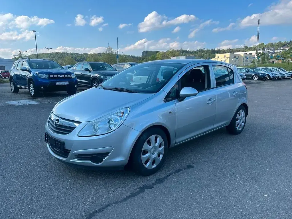 Gebraucht Opel Corsa Edition 80 PS (58 kW) 2008 Silber Kleinwagen