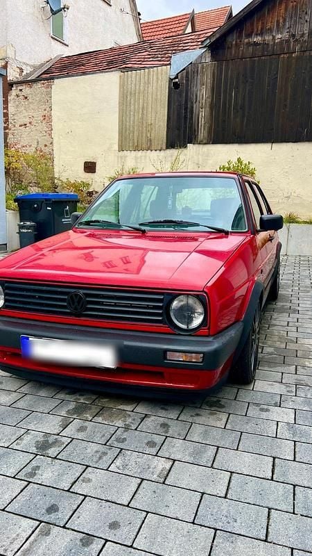 Rot Gebraucht 1989 VW Golf II Kleinwagen | 8.000 € - Bild 1/4