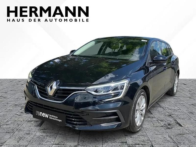 Black pearlschwarz metallic (schwarz) Gebraucht 2021 Renault Mégane IV Life Limousine | 15.908 € (Teuer) - Bild 1/4