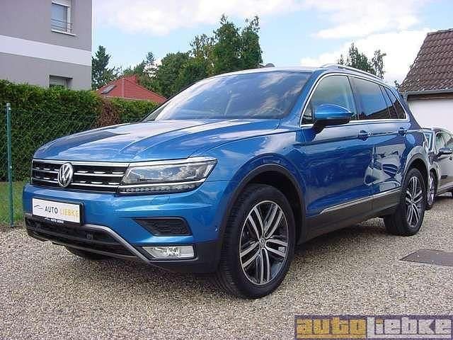 Carribeanbluemetallic Gebraucht 2017 VW Tiguan Highline SUV | 19.790 € (Fairer Preis) - Bild 1/4