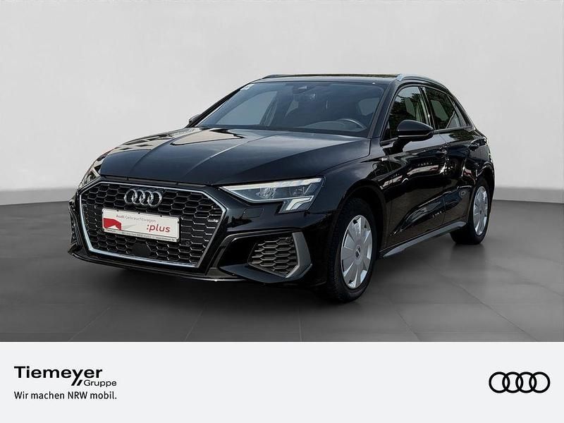 Schwarz Gebraucht 2021 Audi A3 Sportback e-tron S-Line Limousine | 24.440 € (Fairer Preis) - Bild 1/4