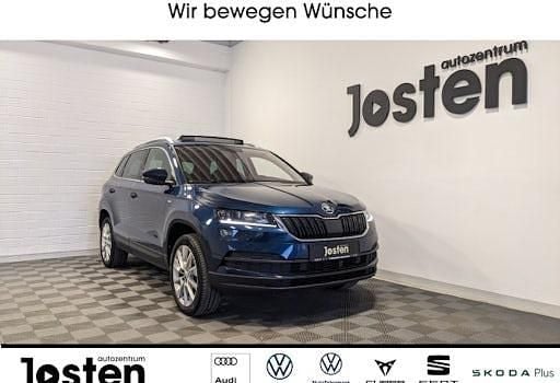 Gebraucht Skoda Karoq Clever 150 PS (110 kW) 2022 Lavablau metallic SUV