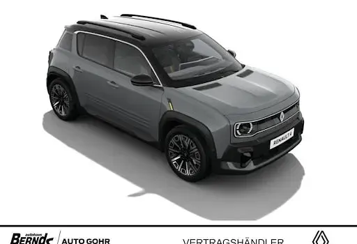 Neu Renault 4 E-Tech Iconic 110 kW (150 PS) 2026 Schiefergrau, schwarzes dach SUV