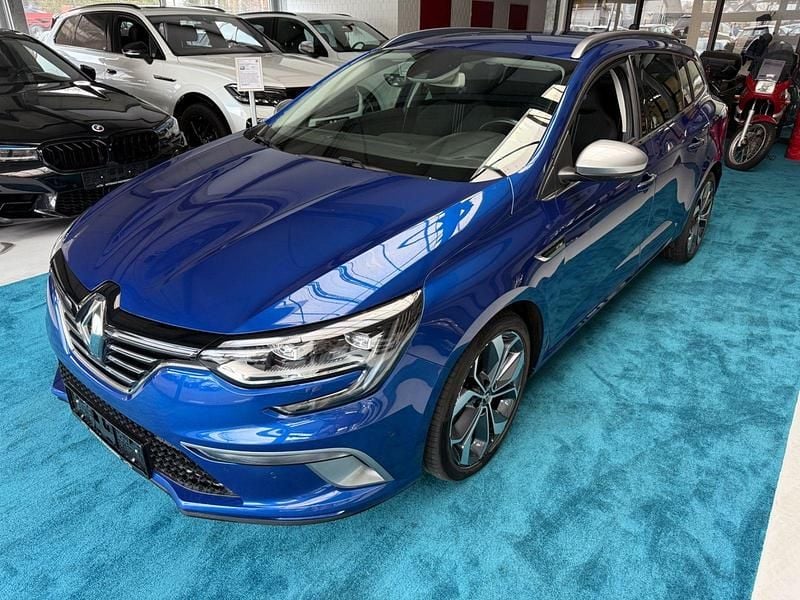 Blau Gebraucht 2018 Renault Mégane GT Line GT-Line Kombi | 14.999 € (Fairer Preis) - Bild 1/4