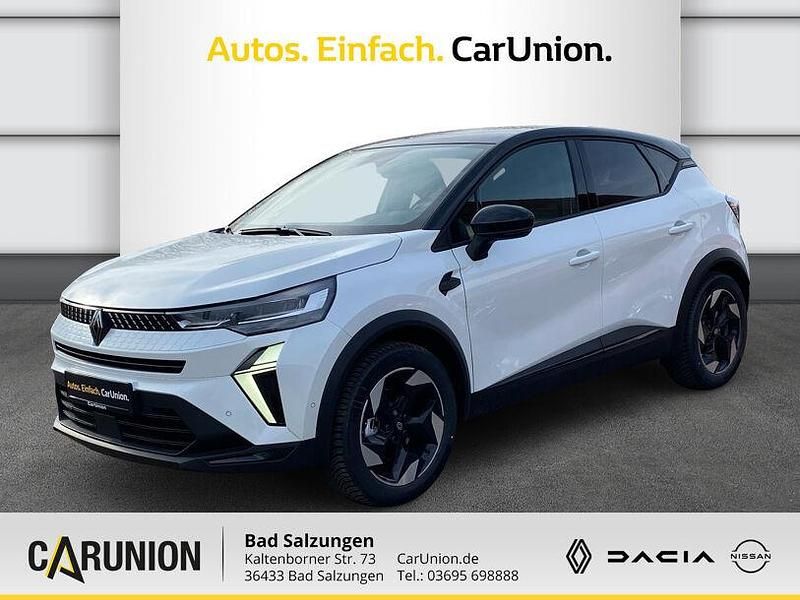Perlmuttweiß metallic, black pearlschwarz metall Neu 2025 Renault Captur Techno SUV | 31.380 € (Fairer Preis) - Bild 1/4