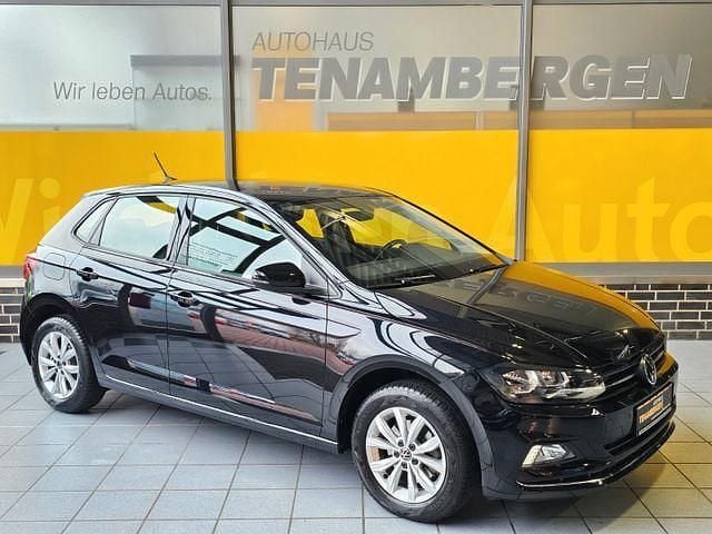 Deep black Gebraucht 2021 VW Polo Highline Kleinwagen | 18.450 € (Fairer Preis) - Bild 1/4