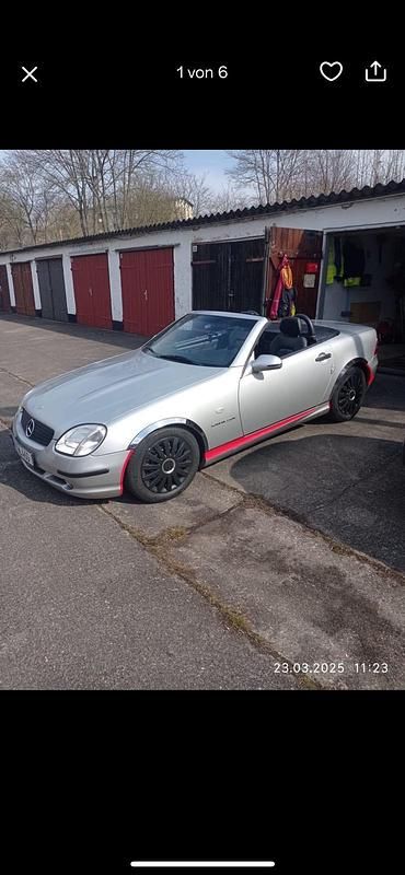 Silber Gebraucht 1999 Mercedes SLK230 Cabrio | 4.300 € (Superpreis) - Bild 1/4