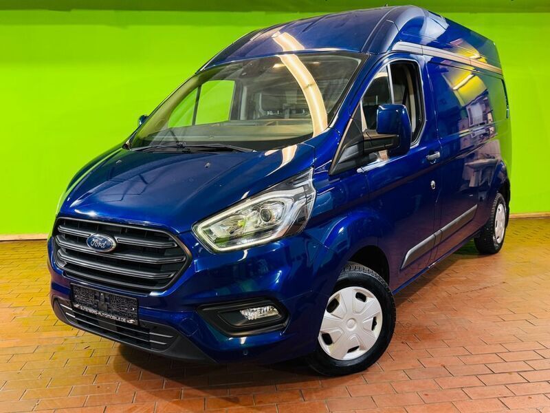 Blau Gebraucht 2018 Ford Transit Custom Van / Kleinbus | 14.390 € (Superpreis) - Bild 1/4