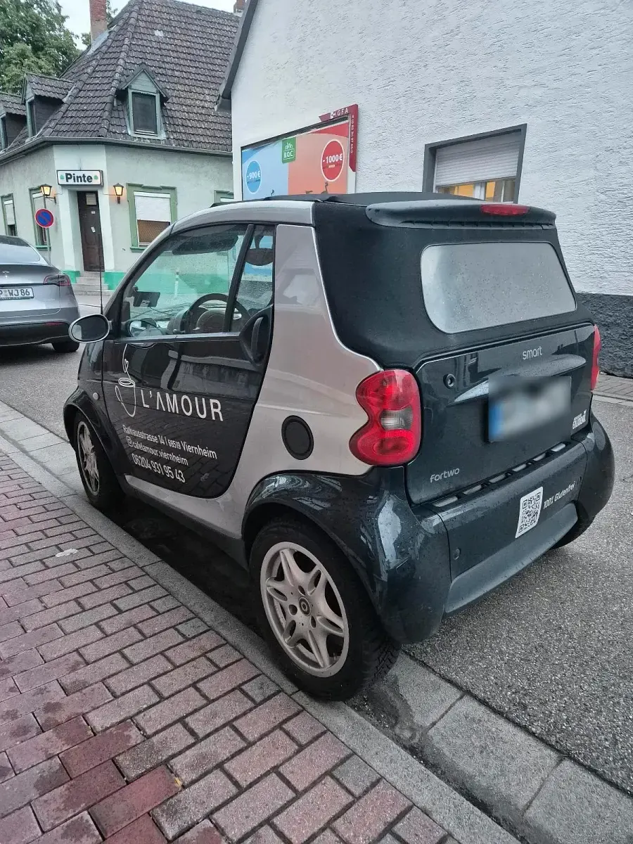 Usata Smart ForTwo Cabrio 61 CV (44 kW) 2003 Nero Cabrio
