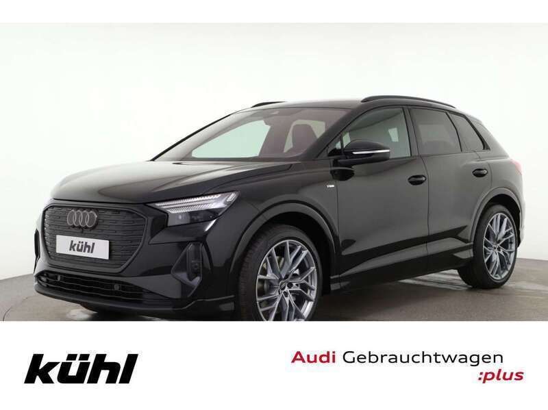 Mythosschwarz metallic Gebraucht 2024 Audi e-tron S-Line SUV | 49.980 € (Fairer Preis) - Bild 1/4