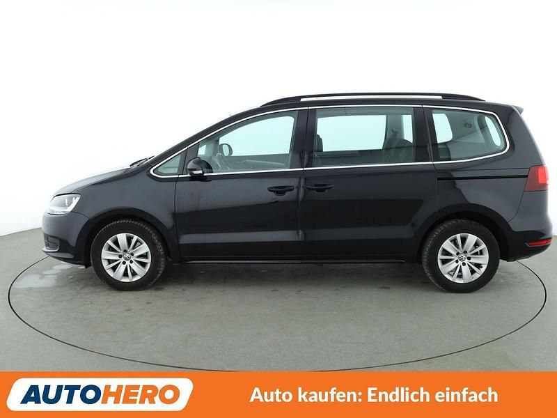 Gebraucht VW Sharan Comfortline 150 PS (110 kW) 2018 Schwarz Van / Kleinbus