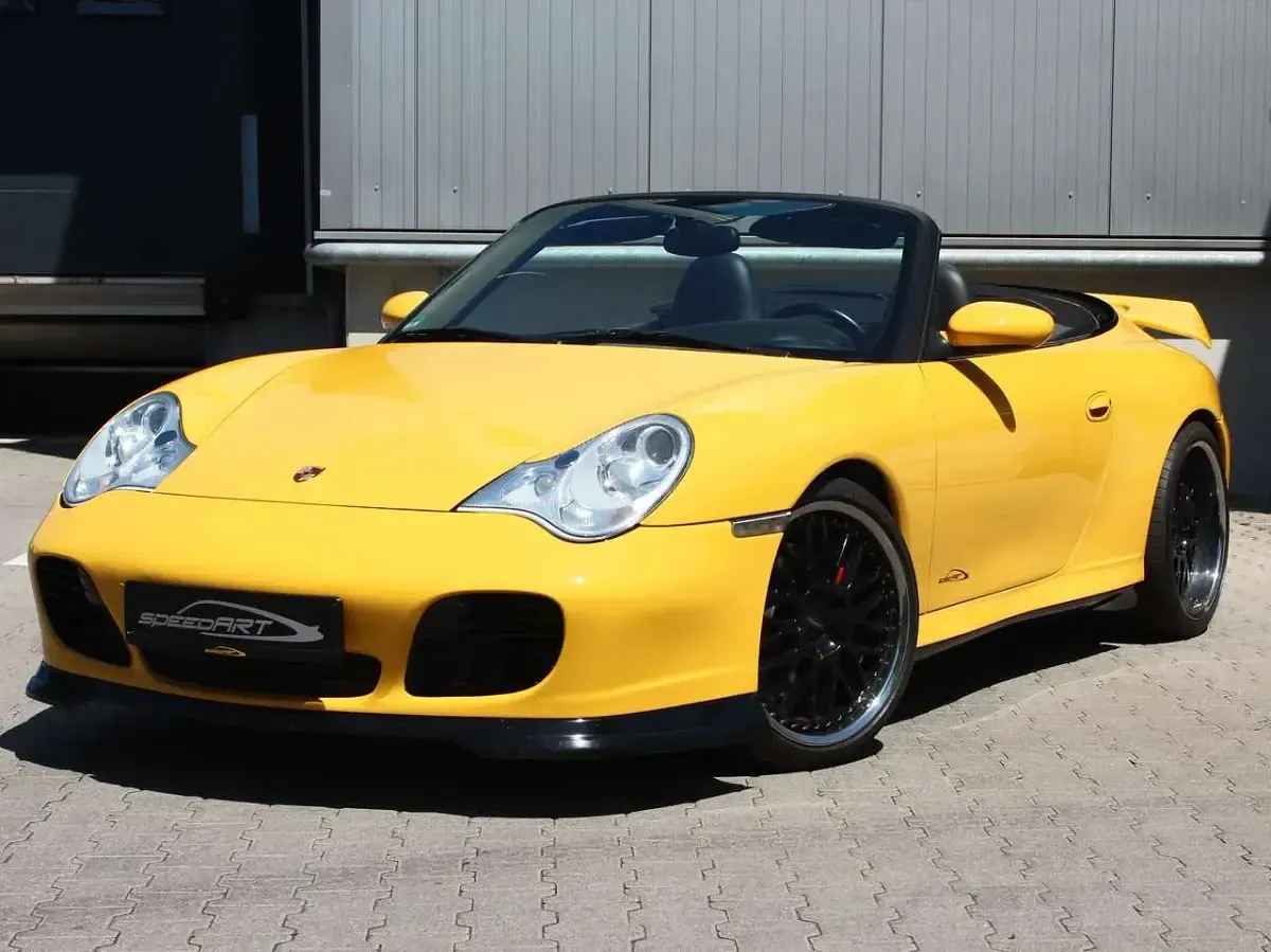 Gebraucht Porsche 911 Carrera Cabriolet 320 PS (235 kW) 2004 Speedgelb l12h Cabrio