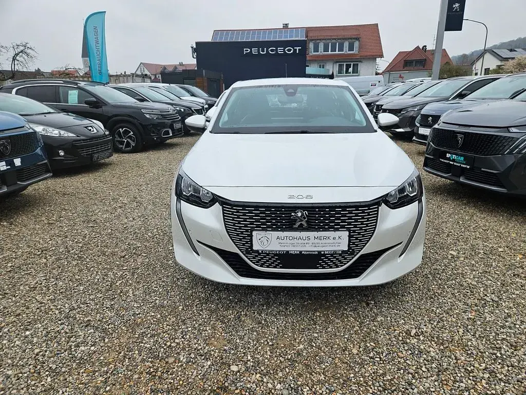Gebraucht Peugeot 208 Allure 100 kW (136 PS) 2020 Weiß Kleinwagen