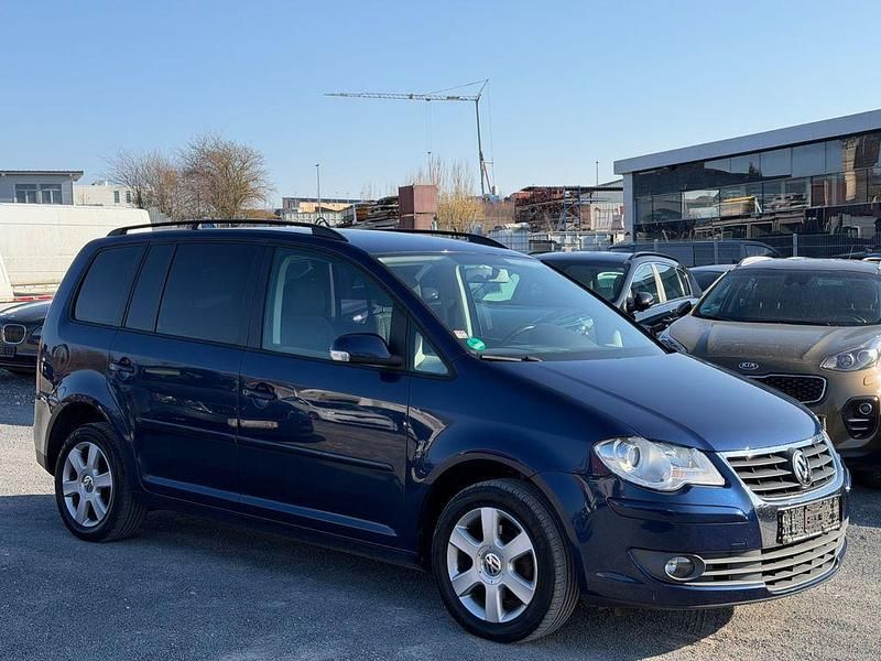 Gebraucht VW Touran Trendline 105 PS (77 kW) 2009 Blau Van / Kleinbus