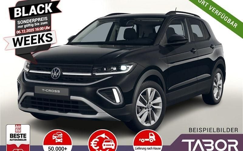 Schwarz Neu 2025 VW T-Cross Life SUV | 27.288 € (Superpreis) - Bild 1/4