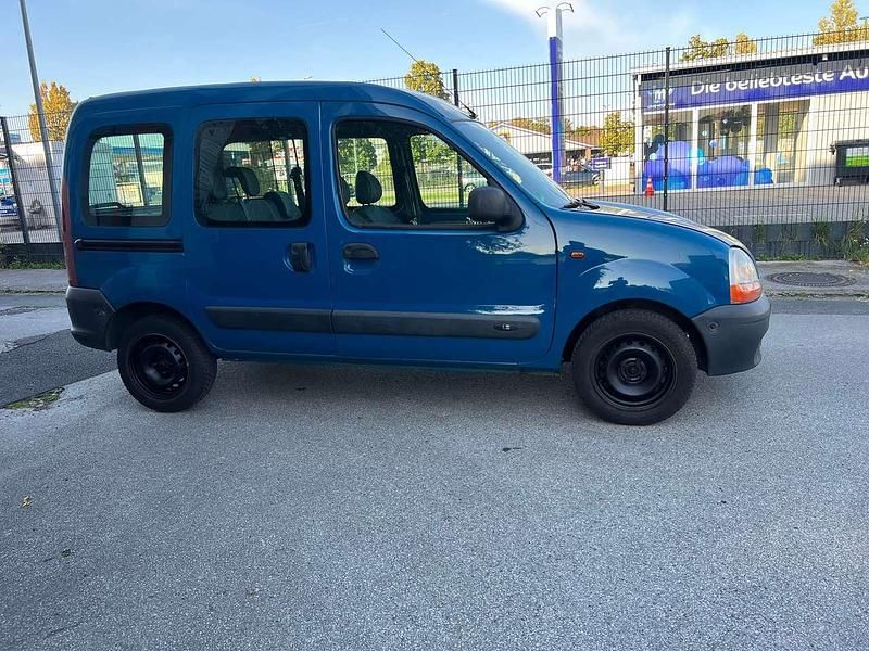 Gebraucht Renault Kangoo Authentique 58 PS (42 kW) 2003 Blau marine Van / Kleinbus