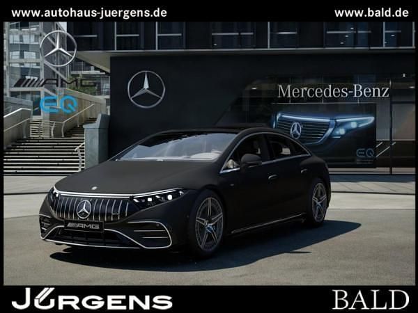 Schwarz (matt) Gebraucht 2024 Mercedes EQS 53 AMG AMG Limousine | 98.790 € - Bild 1/4
