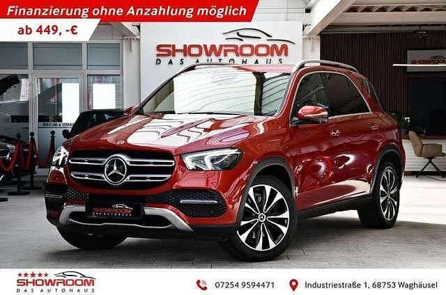 Rot hyazinthrot metalliclack metallic Gebraucht 2019 Mercedes GLE350 SUV | 37.950 € (Superpreis) - Bild 1/4