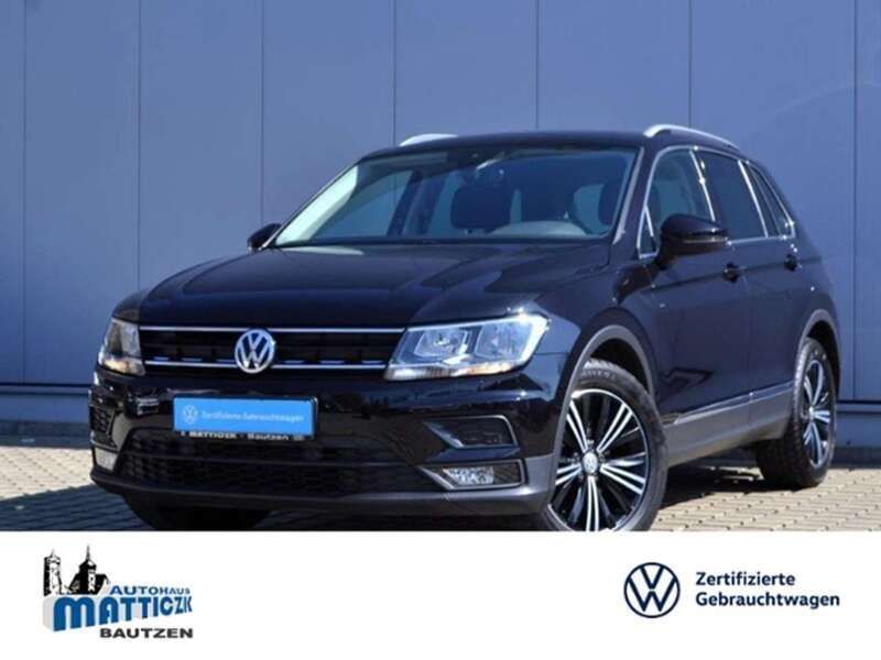 Schwarz (deep black perleffekt) Gebraucht 2018 VW Tiguan Join SUV | 23.789 € (Fairer Preis) - Bild 1/3