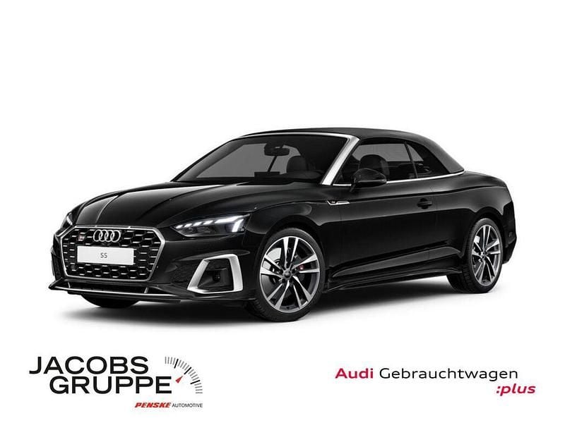 Mythosschwarz metallic Gebraucht 2024 Audi S5 Cabriolet Ambiente Cabrio | 51.720 € (Superpreis) - Bild 1/4