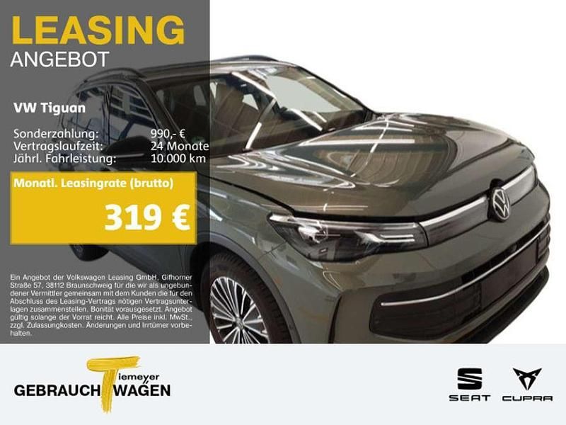 Grün Gebraucht 2024 VW Tiguan Goal SUV | 33.870 € (Guter Preis) - Bild 1/4
