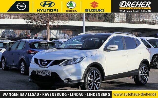 Brilliant white Gebraucht 2017 Nissan Qashqai Tekna SUV | 14.970 € (Fairer Preis) - Bild 1/4