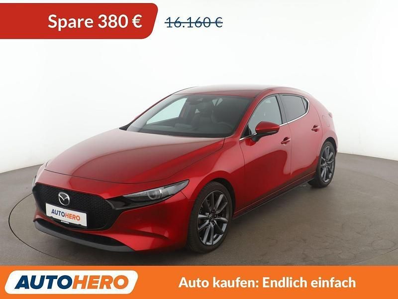 Rot Gebraucht 2019 Mazda 3 Selection Limousine | 15.780 € (Fairer Preis) - Bild 1/3