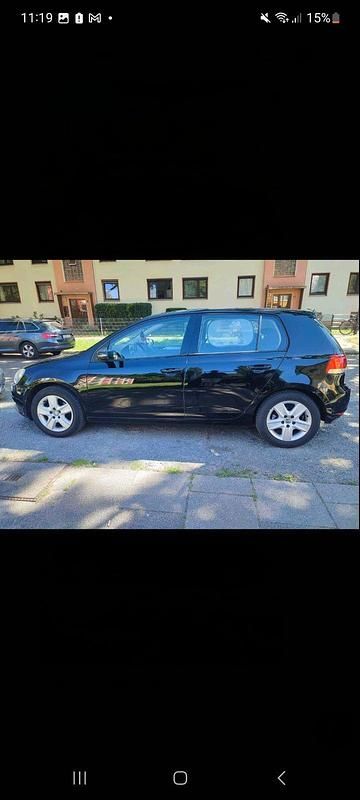 Schwarz Gebraucht 2009 VW Golf VI Limousine | 3.800 € - Bild 1/4