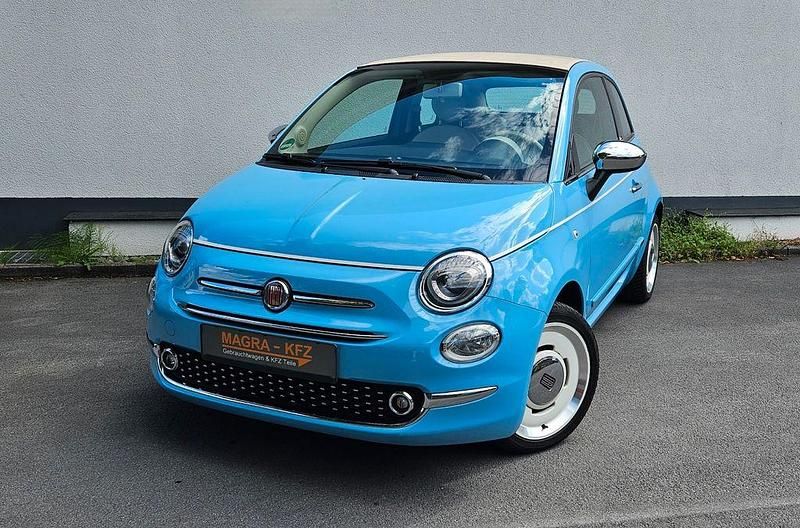 Blau Gebraucht 2018 Fiat 500 Collezione Cabrio | 10.500 € (Fairer Preis) - Bild 1/4