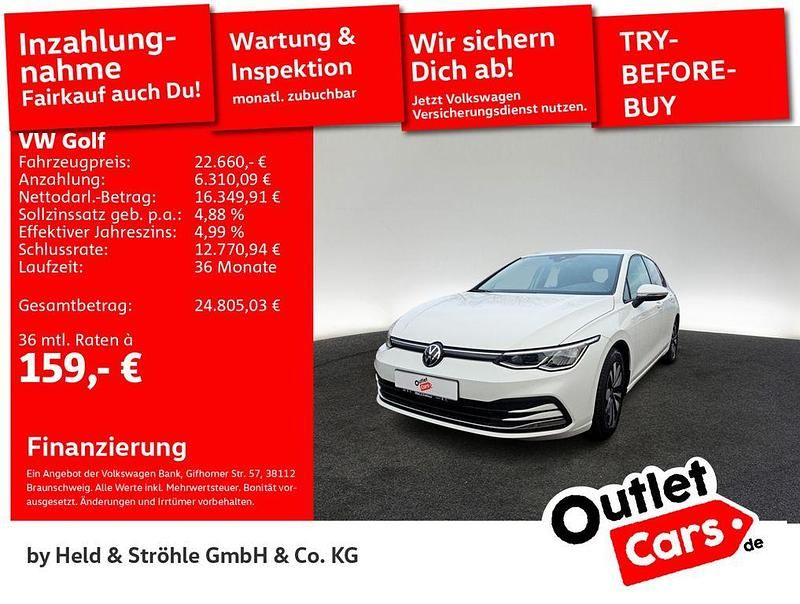 Gebraucht VW Golf VIII Move 150 PS (110 kW) 2024 Pure white Limousine