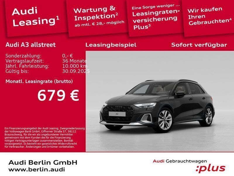Mythosschwarz metallic Gebraucht 2025 Audi A3 e-tron Ambiente Kleinwagen | 47.800 € - Bild 1/4