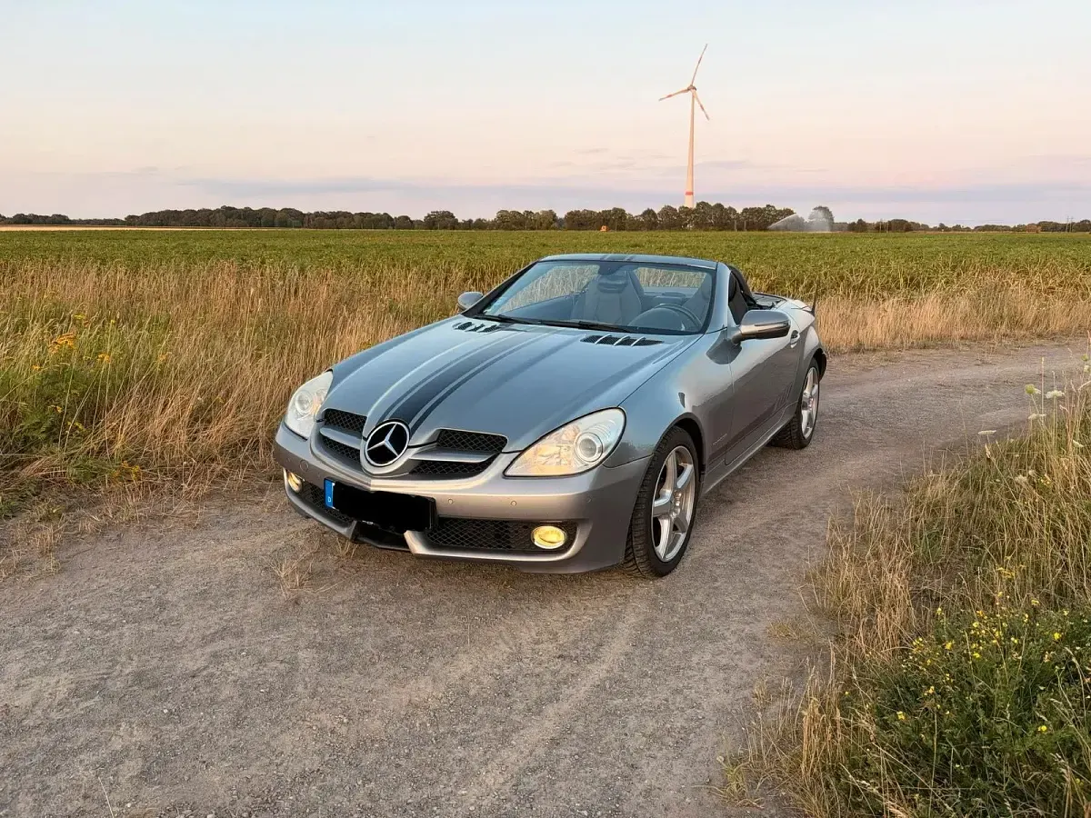 Gebraucht Mercedes SLK200 185 PS (136 kW) 2009 Grau Cabrio