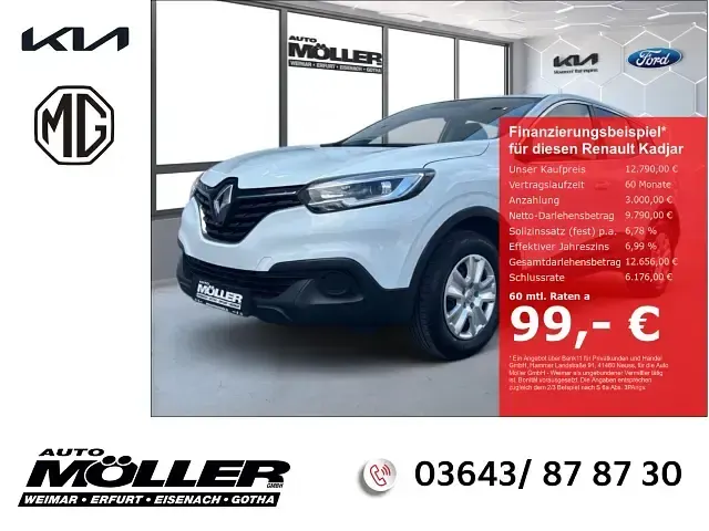 Gebraucht Renault Kadjar Life 131 PS (96 kW) 2018 SUV