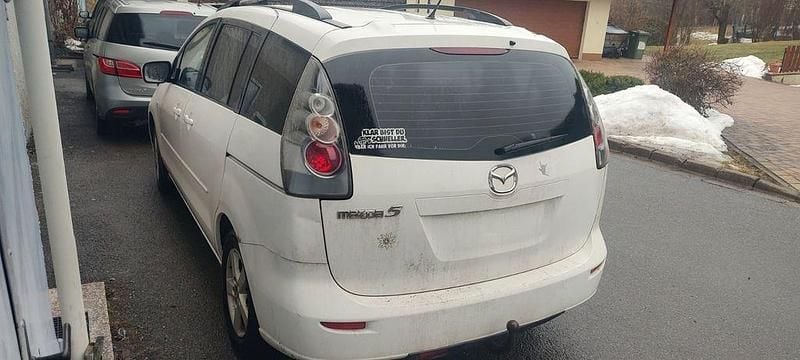 Gebraucht Mazda 5 Exclusive 145 PS (106 kW) 2006 Weiß Van / Kleinbus