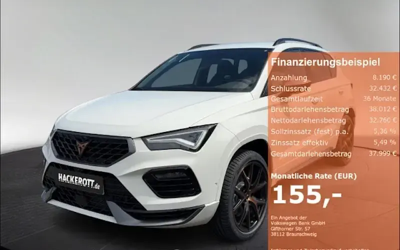 Gebraucht Cupra Ateca 190 PS (139 kW) 2026 SUV