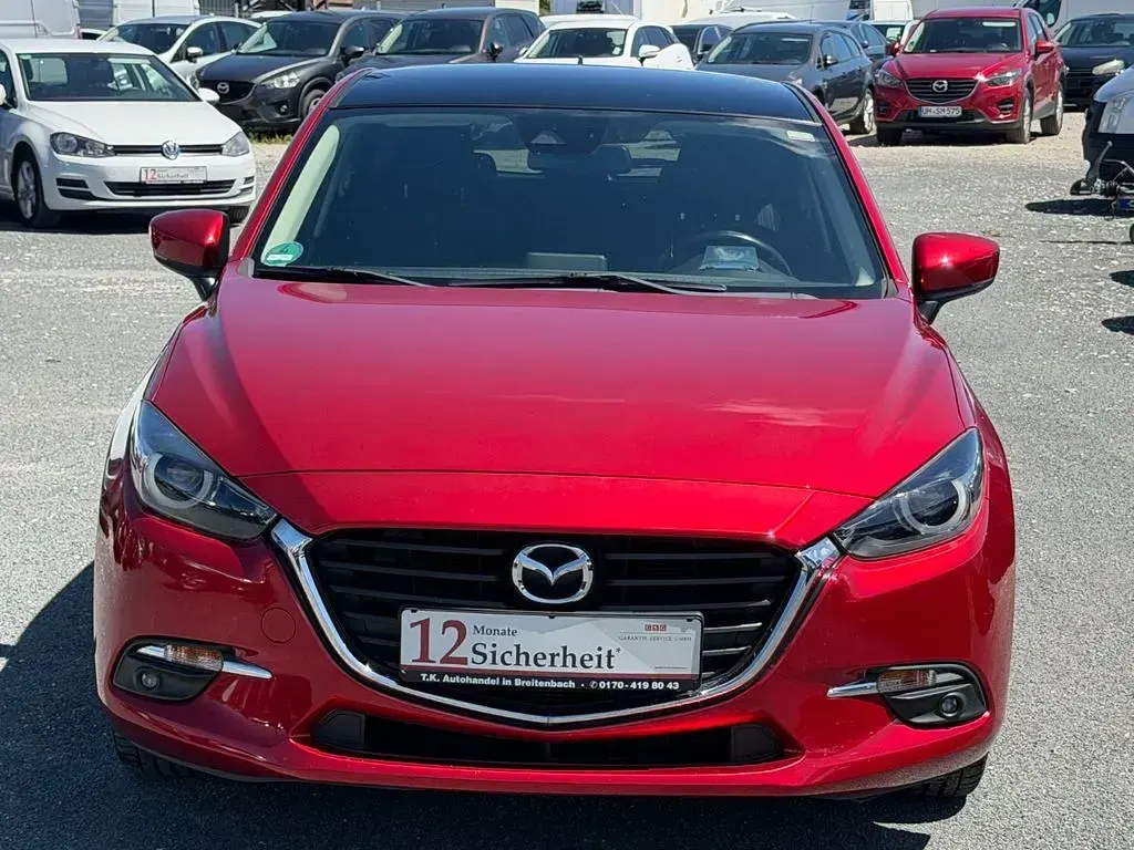 Gebraucht Mazda 3 Signature 120 PS (88 kW) 2019 Rot Limousine