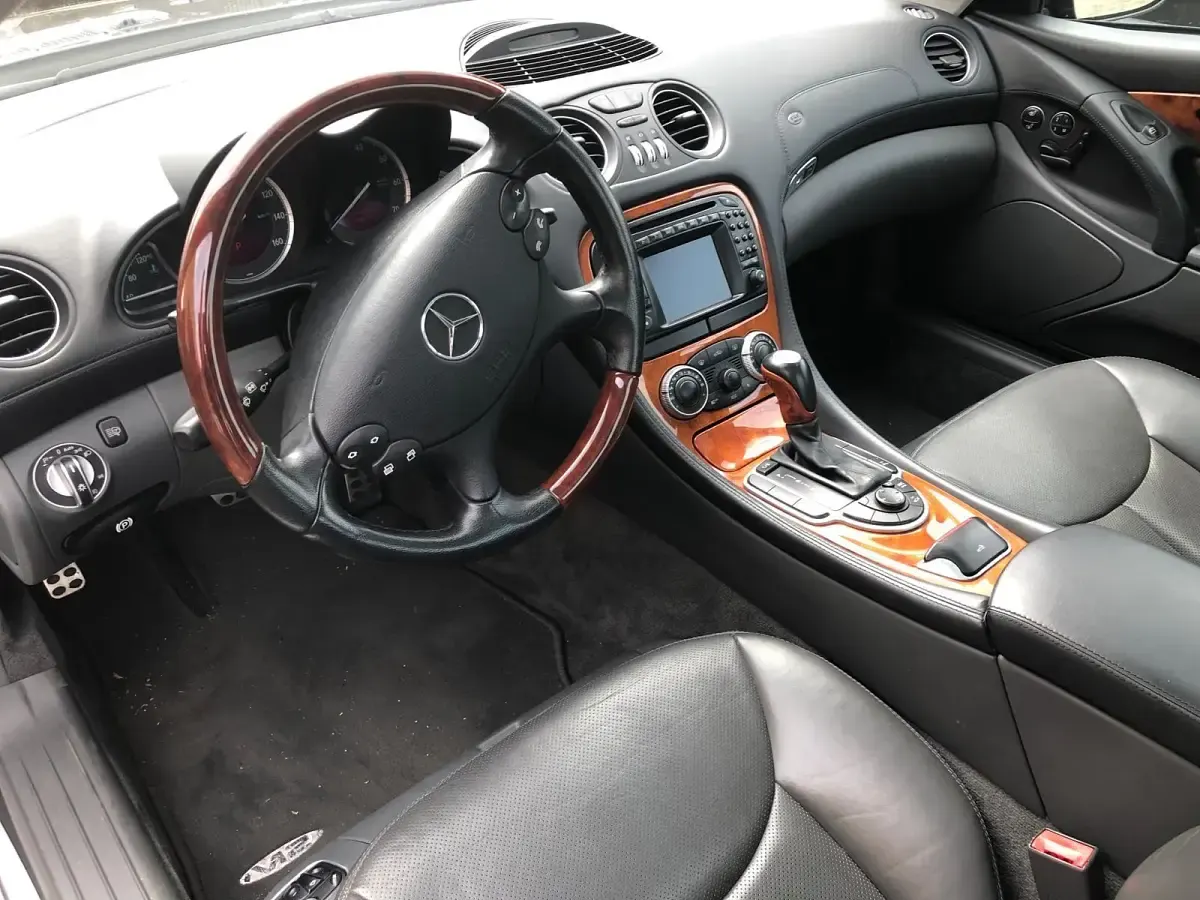 Gebraucht Mercedes SL600 500 PS (367 kW) 2003 Schwarz Cabrio