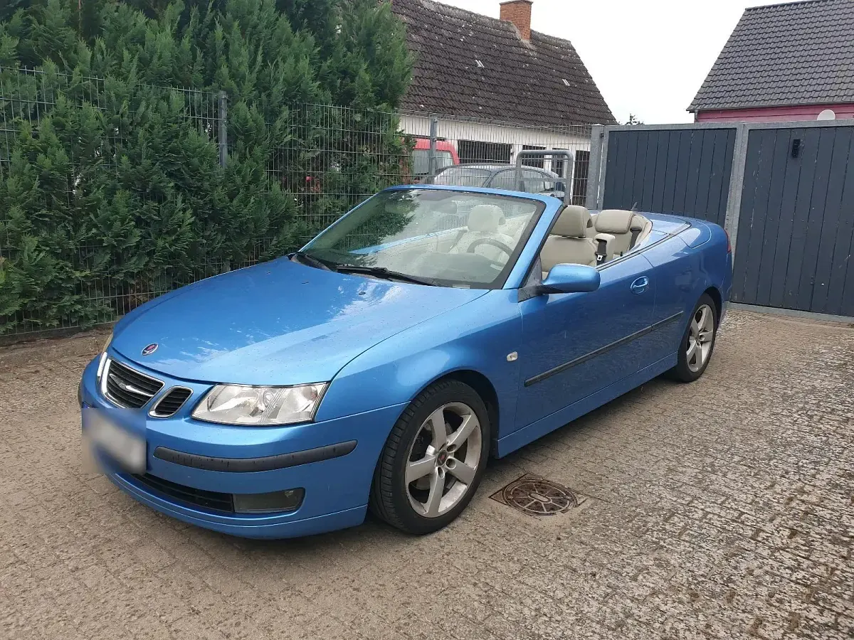 Gebraucht Saab 9-3 Cabriolet Vector 150 PS (110 kW) 2006 Blau Cabrio