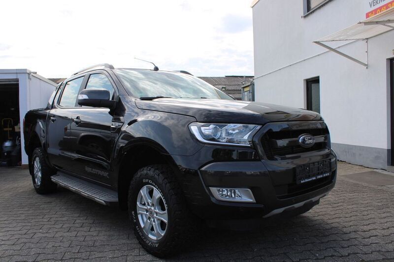 Schwarz (metallic) Gebraucht 2017 Ford Ranger Wildtrack Abholung | 25.999 € (Superpreis) - Bild 1/4