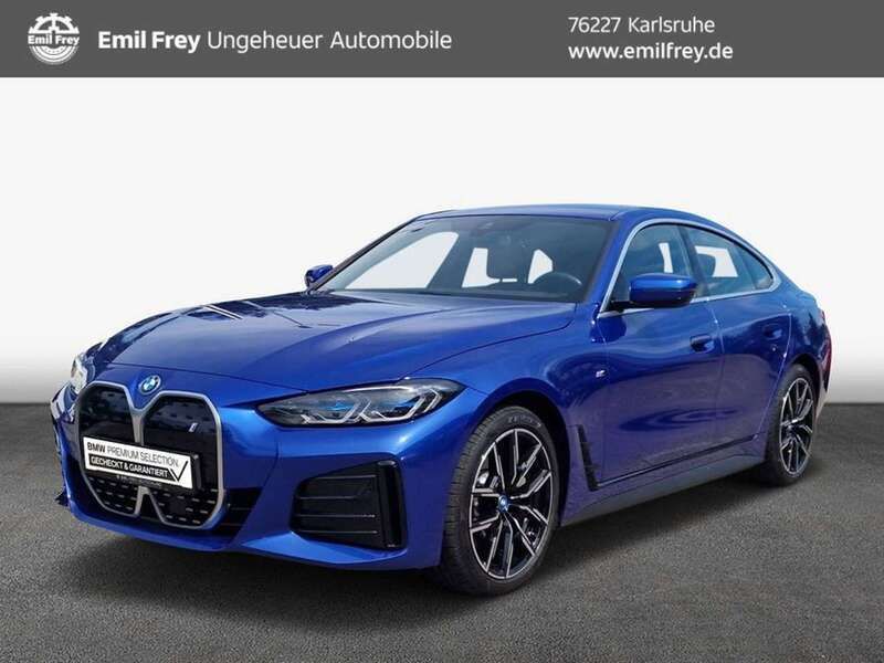 M portimao blau metallic Gebraucht 2023 BMW i4 M Sport Limousine | 46.990 € (Fairer Preis) - Bild 1/3