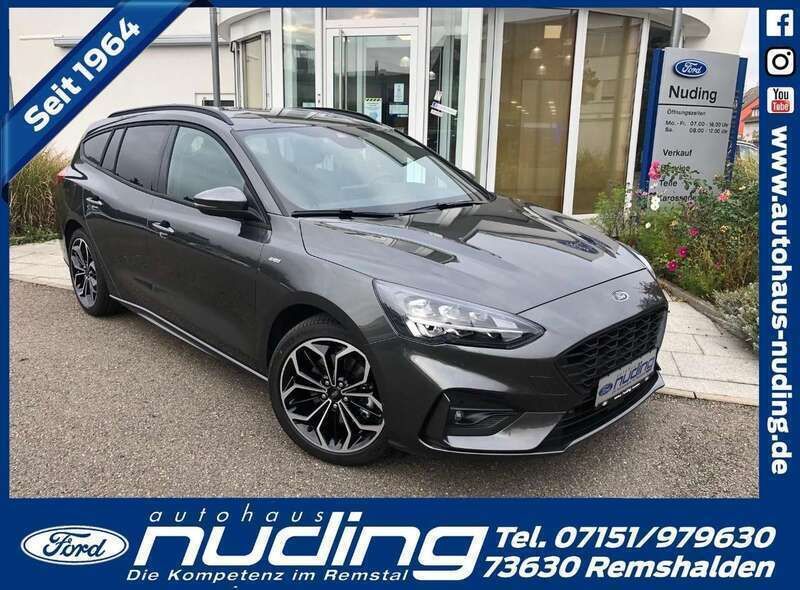 Grau metallic Gebraucht 2021 Ford Focus ST-Line Kombi | 19.990 € (Teuer) - Bild 1/4