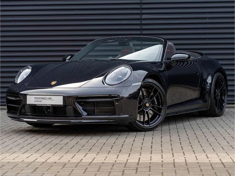 Schwarz Gebraucht 2022 Porsche 911 Carrera 4 GTS Cabrio | 162.900 € (Teuer) - Bild 1/4