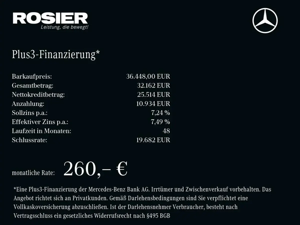 Gebraucht Mercedes CLA250 AMG 163 PS (119 kW) 2025 Schwarz / kosmosschwarz (metallic) Limousine